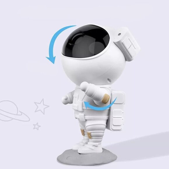 Astronaut Galaxy Star Projector: Starry Night Sky Lamp for Home Decor - Picture 3 of 6